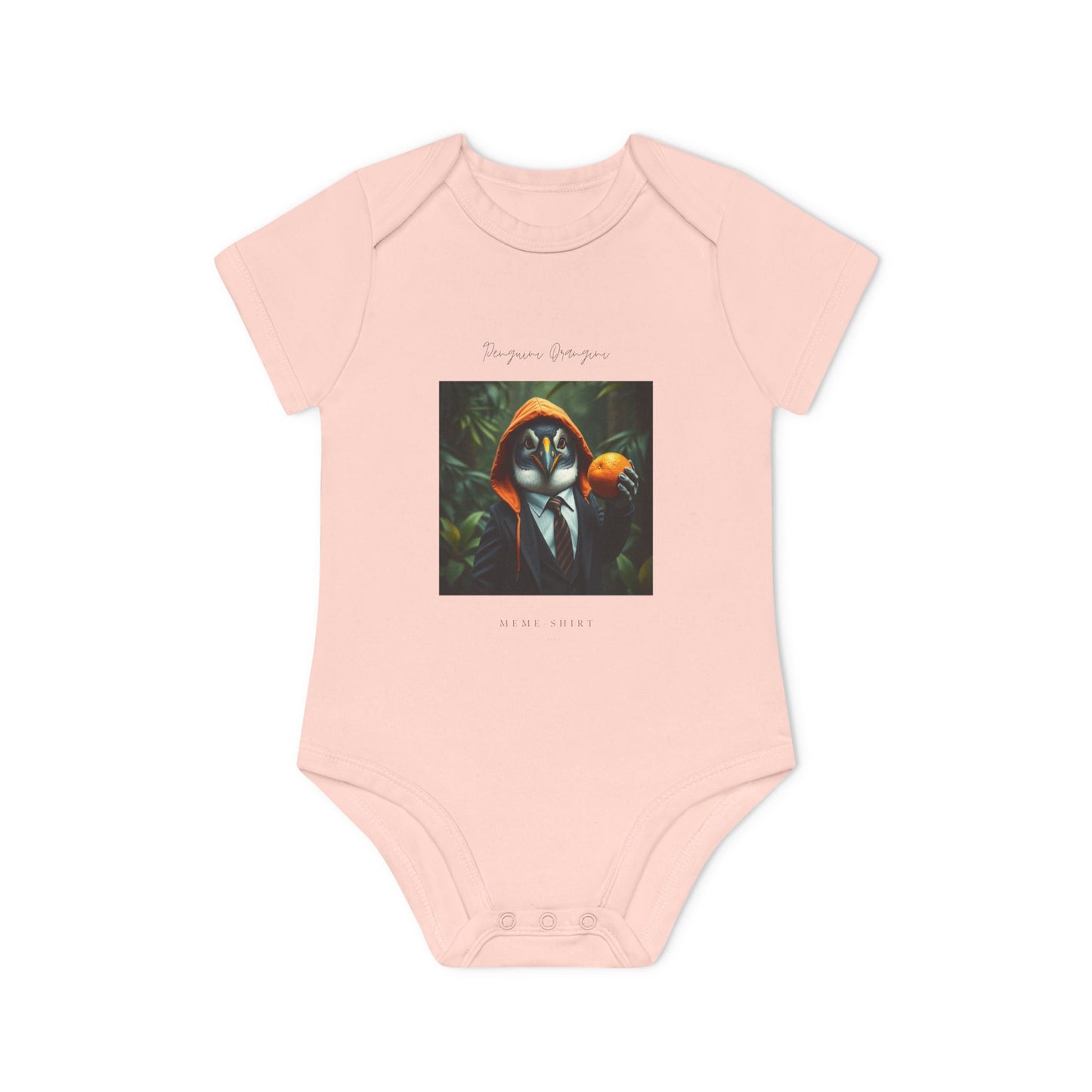 Short-Sleeve Bodysuit / Penguini Orangini 