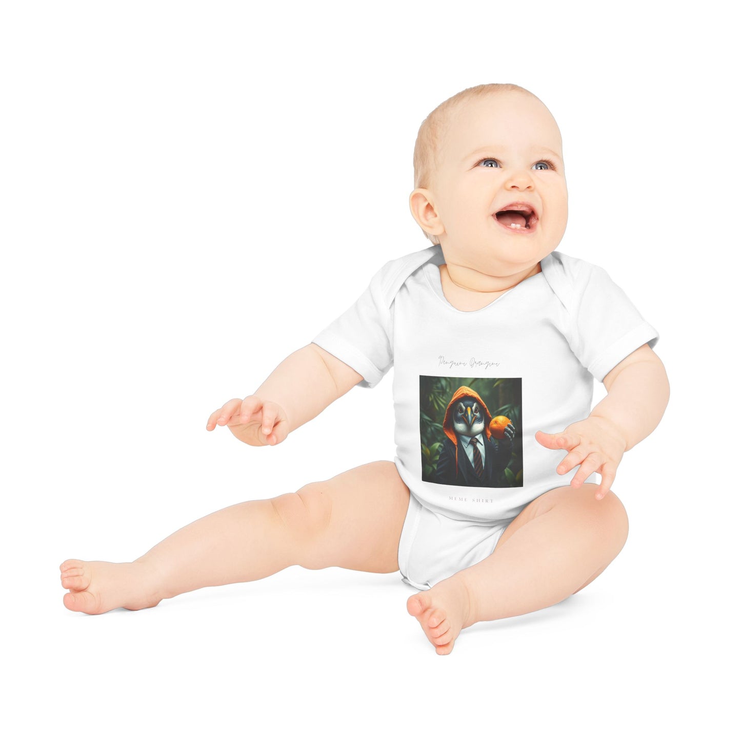 Short-Sleeve Bodysuit / Penguini Orangini 